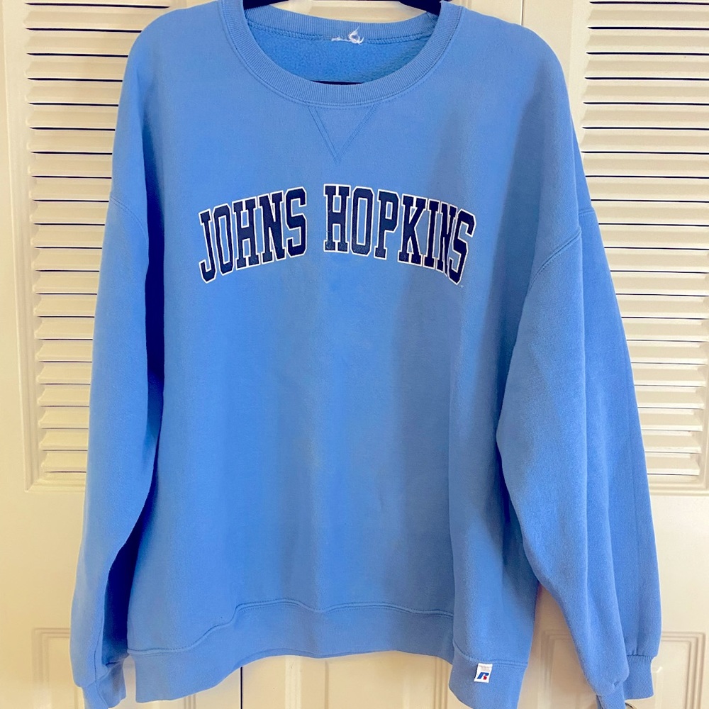 Men’s Russell Athletic Johns Hopkins Sweatshirt, Size 2X.